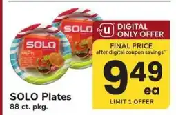Safeway SOLO Plates offer