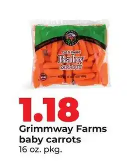 Hy-Vee Grimmway Farms baby carrots offer