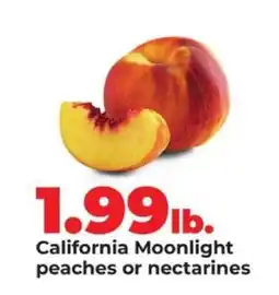 Hy-Vee California Moonlight peaches or nectarines offer