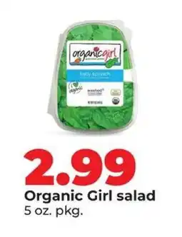 Hy-Vee Organic Girl Salad offer