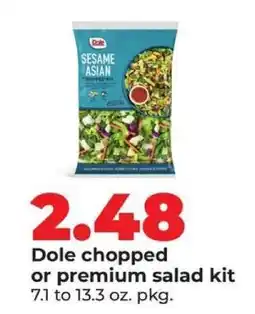 Hy-Vee Dole Chopped or Premium Salad Kit offer