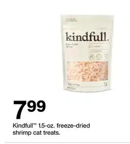 Target Kindfull 1.5-oz. freeze-dried shrimp cat treats offer