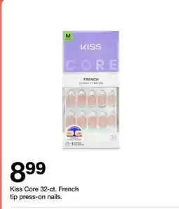 Target Kiss Core 32-ct. French tip press-on nails offer