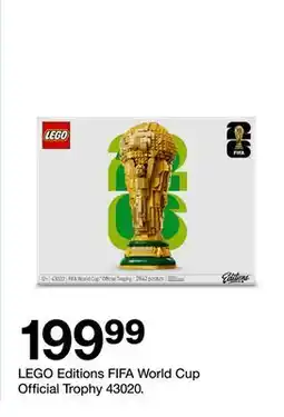 Target LEGO Editions FIFA World Cup Official Trophy 43020 offer