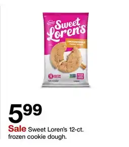 Target Sweet Loren's 12 ct. frozen cookie dough offer