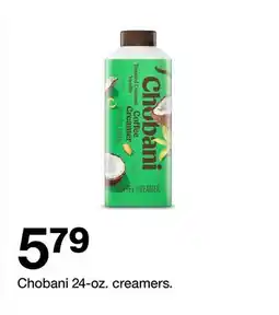 Target Chobani 24-oz. creamers offer