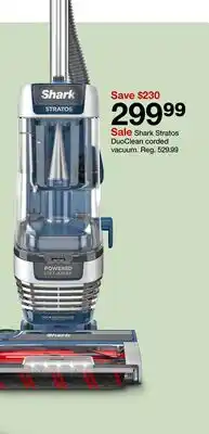 Target Shark Stratos DuoClean corded vacuum offer