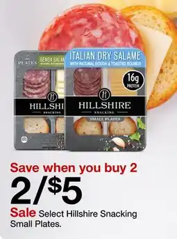 Target Select Hillshire Snacking Small Plates offer