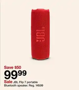 Target JBL Flip 7 portable Bluetooth speaker offer