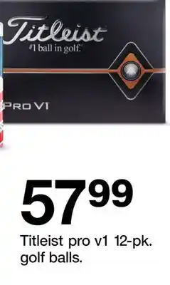 Target Titleist pro v1 12-pk. golf balls offer
