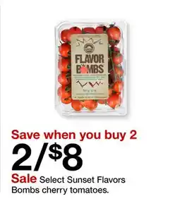 Target Select Sunset Flavors Bombs cherry tomatoes offer