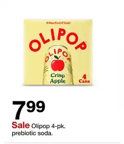 Target Olipop 4-pk. prebiotic soda offer