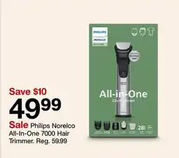 Target Philips Norelco All-In-One 7000 Hair Trimmer offer