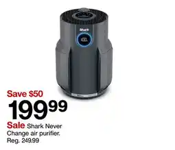Target Shark Never Change air purifier offer