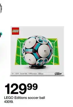 Target LEGO Editions soccer ball offer