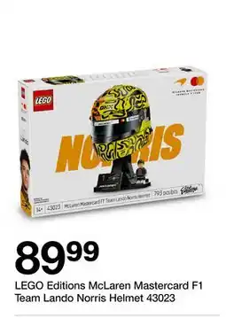 Target LEGO Editions McLaren Mastercard F1 Team Lando Norris Helmet offer