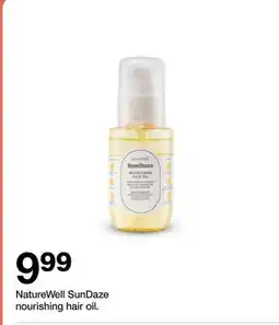 Target NatureWell SunDaze nourishing hair oil offer