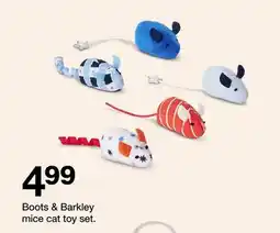 Target Boots & Barkley mice cat toy set offer