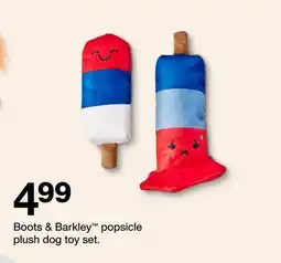 Target Boots & Barkley popsicle plush dog toy set offer