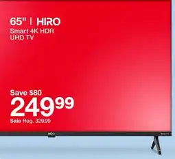 Target 65 | HIRO Smart 4K HDR UHD TV offer