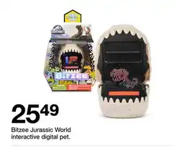 Target Bitzee Jurassic World interactive digital pet offer