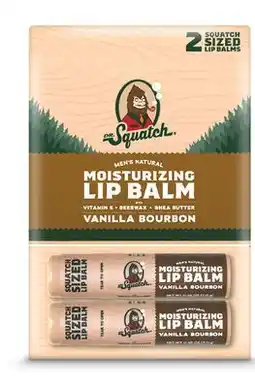 Target Dr. Squatch 2-pk. 0.5-oz. vanilla bourbon lip balm offer