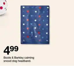 Target Boots & Barkley calming snood dog headband offer