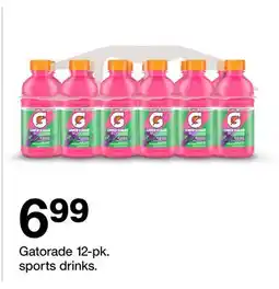 Target Gatorade 12-pk. sports drinks offer