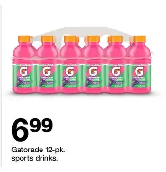 Target Gatorade 12-pk. sports drinks offer