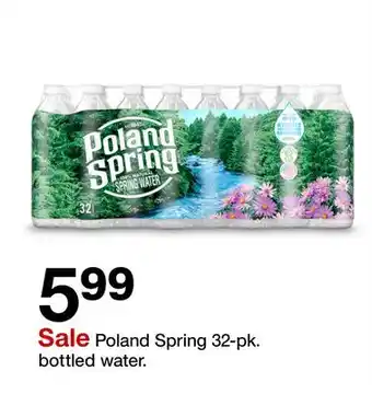 Target Poland Spring 32-pk. bottled water offer