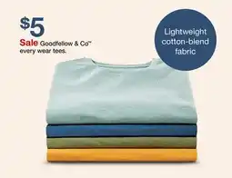 Target Goodfellow & Co every wear tees offer
