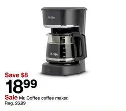 Target Mr. Coffee coffee maker offer