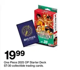 Target One Piece 2025 OP Starter Deck offer