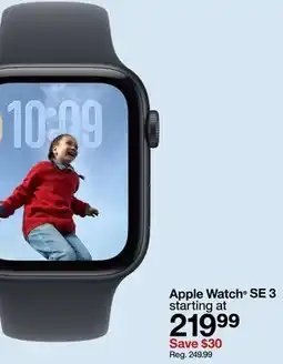 Target Apple Watch SE 3 offer