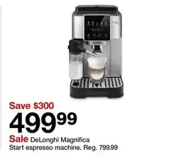 Target DeLonghi Magnifica Start espresso machine offer