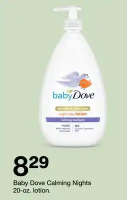 Target Baby Dove Calming Nights 20-oz. lotion offer