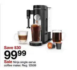 Target Ninja single-serve coffee maker offer
