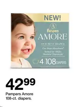 Target Pampers Amore 108-diapers offer