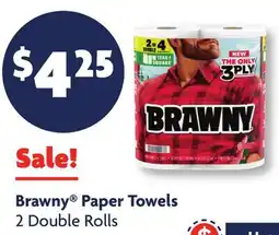 Family Dollar Brawny Paper Towels offer