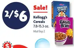 Family Dollar Kellogg's Cereals offer