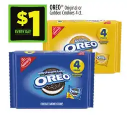 Dollar General OREO Original or Golden Cookies offer