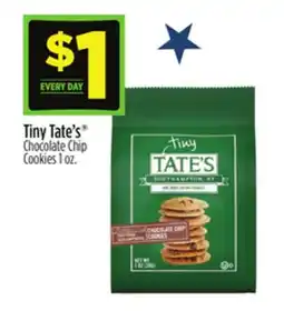 Dollar General Tiny Tate's Chocolate Chip Cookies offer