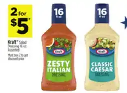 Dollar General Kraft Salad Dressing offer