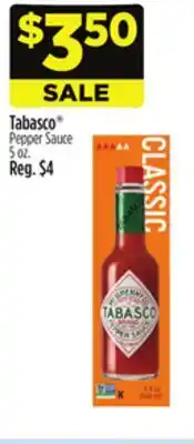 Dollar General Tabasco Pepper Sauce offer