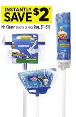 Dollar General Mr. Clean Brooms or Mops offer