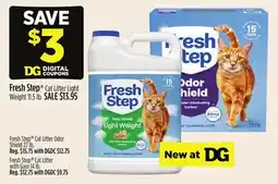Dollar General Fresh Step Cat Litter Odor Light Weight offer