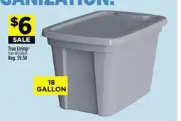 Dollar General True Living Tote 18 Gallon offer
