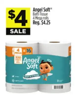Dollar General Angel Soft Bath Tissue offer
