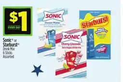 Dollar General Sonic or Starburst Drink Mix offer