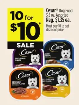 Dollar General Cesar Dog Food offer